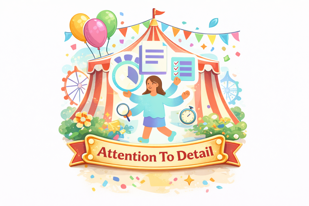 attention to detail carnival people